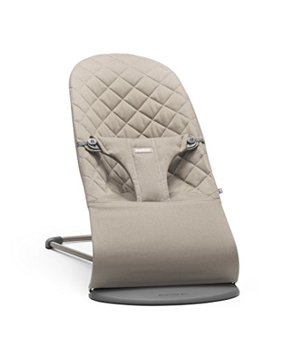 Babybjörn Bliss - Hamaca Ergonómica con Balanceo Natural para Bebés, Gris Arena