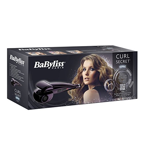 BaByliss Curl Secret Ionic C1050E - Rizador de pelo automático, iónico, recubrimiento cerámico, color morado