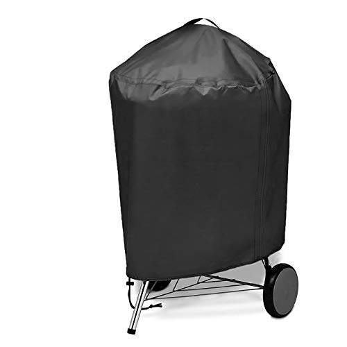 BACKTURE Funda Barbacoa, 420D Oxford Funda Protectora para Barbacoa BBQ Funda Anti-Viento/UV/Impermeabilidad Cubierta para Barbacoa para Weber, Brinkmann, Char Broil(77X90X77cm)