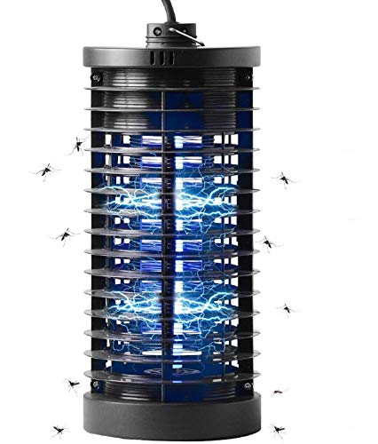 BACKTURE Lámpara Antimosquitos Interior, 6W UV Trampa Insectos Electrico con Cepillo Limpio, Lámpara de Insectos para Cocina Sala de Estar Dormitorio