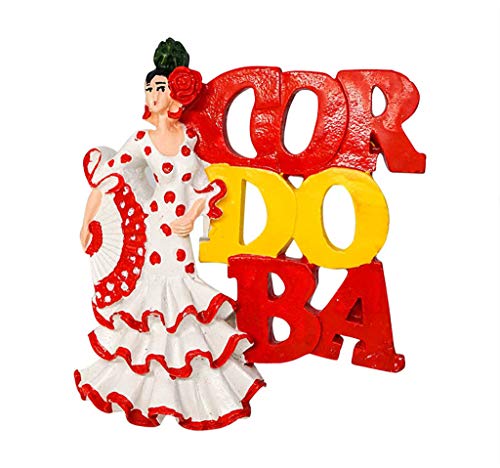 Bailarina de Flamenco, Córdoba, España | 3D Imanes para Refrigerador Imán de Nevera Viaje Souvenir