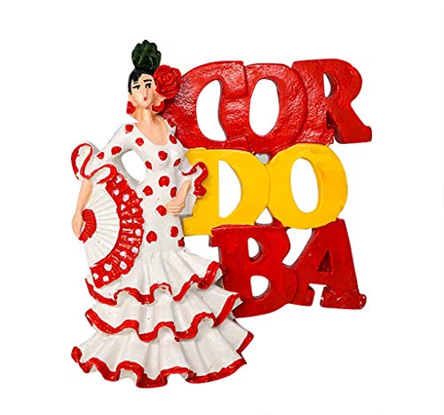 Bailarina de Flamenco, Córdoba, España | 3D Imanes para Refrigerador Imán de Nevera Viaje Souvenir