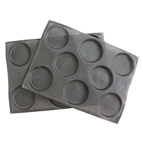 Baker Boutique silicona antiadherente para horno LINERS (perforado Pan bollos molde 8 cavidades