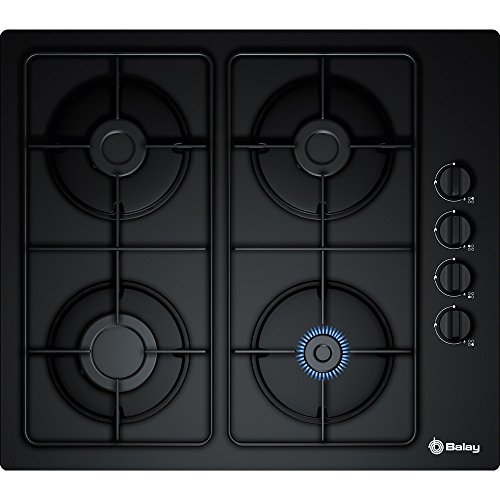 Balay 3ETG464MB Integrado Encimera de gas Negro hobs - Placa (Integrado, Encimera de gas, Negro, 1000 W, 1700 W, 1700 W)