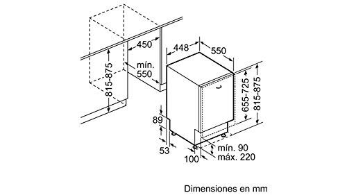 Balay 3VT304NA Totalmente integrado 9 cubiertos A+ lavavajilla - Lavavajillas (Totalmente integrado, White,Not applicable, Full size (45 cm), Botones, 1,75 m, 1,65 m)