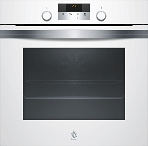 Balay Horno 3HB5358B0 MULTIFUNCION-AQUALISIS A, 71 litros, Acero inoxidable, Blanco