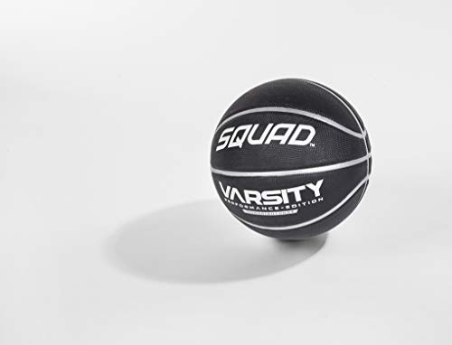 Baloncesto Deportes Rubber Oficial Tamaño Balón Pelota de Baloncesto Regalos para Adulto Juventud Uso para Interior o Exterior Juego Negro Talla 7