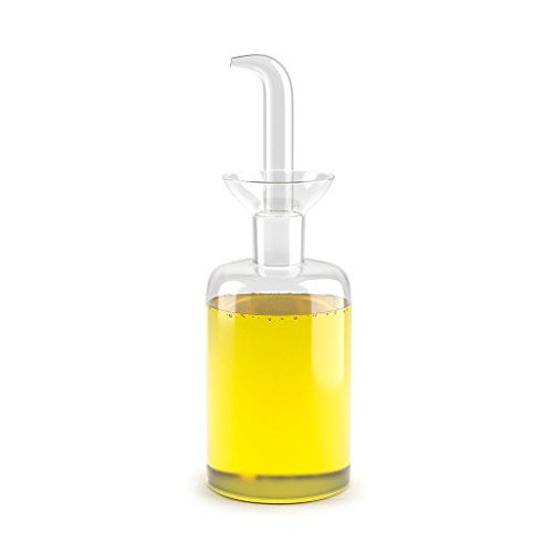 Balvi -  aceitera de 250 ml de Capacidad de Vidrio Transparente. Sistema antigoteo. También Ideal para aceites condimentados o especiados