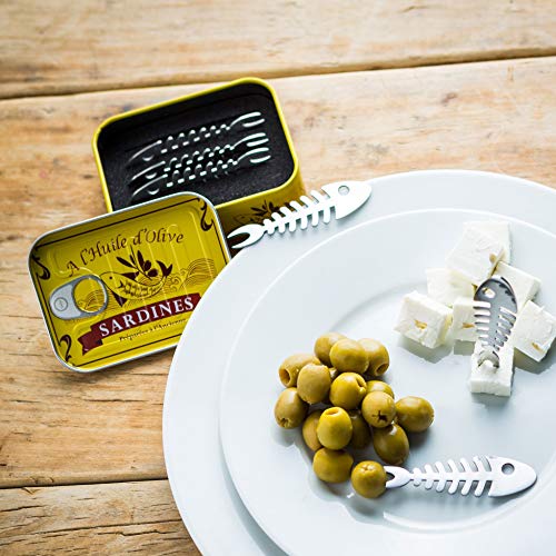 Balvi - Tenedor aperitivo Sardines, pack de 6