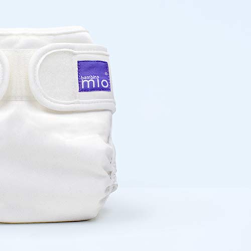 Bambino Mio, miosoft cobertor de pañal, abejas, talla 1 (< 9 kg), blanco