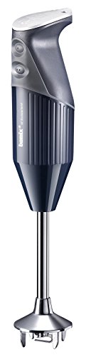 Bamix MX100912 Batidora de Mano, 200 W, Acero Inoxidable, 2 Velocidades, Azul Ocuro