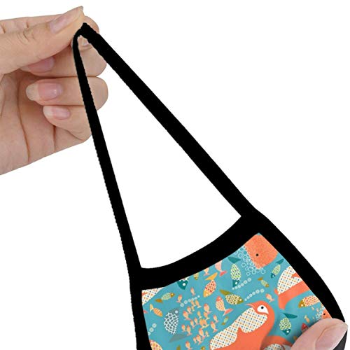 Bandana reutilizable Oh Yay! We'Re Gonna Have A Fish Fry! – Unisex lavable transpirable protector bucal para adultos y niños