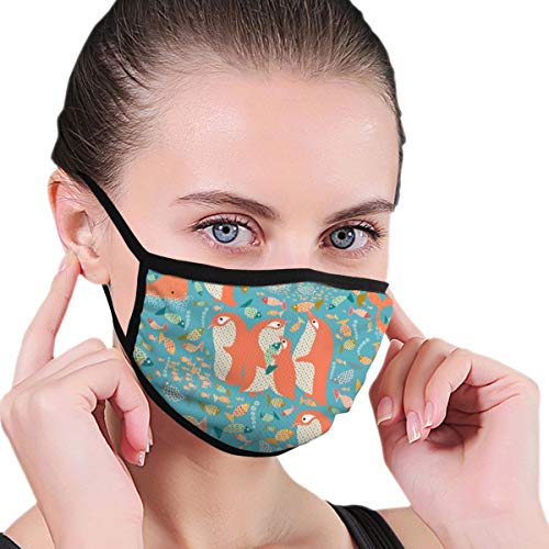 Bandana reutilizable Oh Yay! We'Re Gonna Have A Fish Fry! – Unisex lavable transpirable protector bucal para adultos y niños