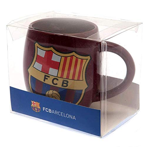 Barcelona FC Blue Red Tea Tub Football Club Crest Fan Gift Boxed Mug Official