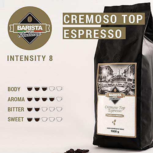 Barista Italiano 1KG Café Natural En Grano (CREMOSO TOP ESPRESSO)