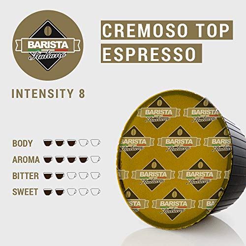 Barista Italiano 80 Dolce Gusto Cápsulas Compatibles (VARIEDAD DE CAFE', 80 Cápsulas, 80 Porciónes, 5 Mezclas de café)