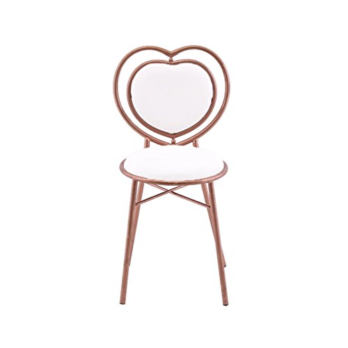 Barstool-S SZQ Cafetería Silla de Comedor, Silla de Vestir de Dormitorio Taburete de Maquillaje Silla de Respaldo de balcón Restaurante Silla de Comedor, 37 * 80 cm Estilo Mixto (Color : Blanco)