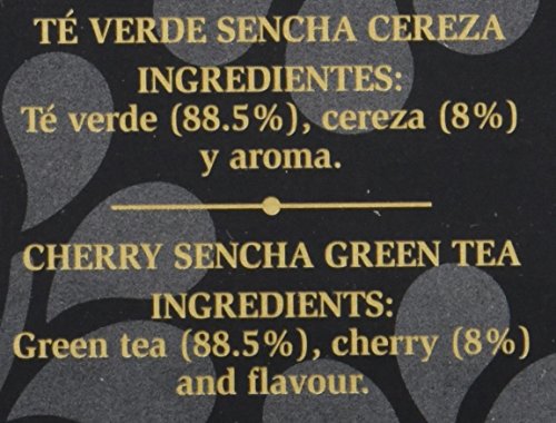 Barton Té Verde Sencha Cereza, Pirámides - 15 pirámides