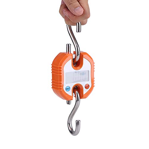 BÃ¡scula de equipaje, Mini PortÃ¡til Crane LCD Digital Gancho ElectrÃ³nico Colgante BÃ¡scula Loop Pesado Balance Digital Viaje Postal Pesca Gancho Escala