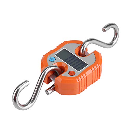 BÃ¡scula de equipaje, Mini PortÃ¡til Crane LCD Digital Gancho ElectrÃ³nico Colgante BÃ¡scula Loop Pesado Balance Digital Viaje Postal Pesca Gancho Escala