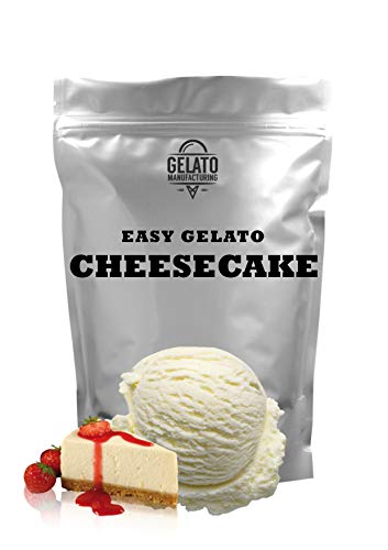 Base mix para helado de CHEESECAKE NY, con 1.4 kg mix + 2.6 lt leche se obtienen 5,5 litros de helado