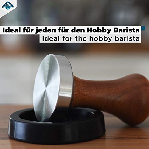 Base silicona para prensador de café y apoyo para el porta filtro. Perfecto para moler café expreso con el filtro. Accesorio ideal para baristas. Tamping mat.