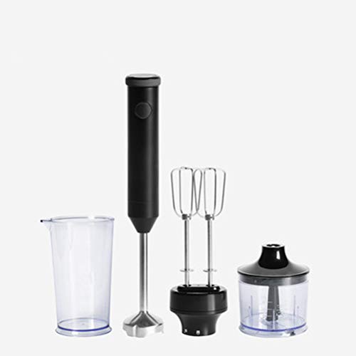 Batidora De Mano, 400 W, Aceleración Con Un Solo Botón, Con Cuatro Cuchillas, Vaso De Carne Picado, Taza De Jugo Negro, Etapa A De Ahorro De Energía]