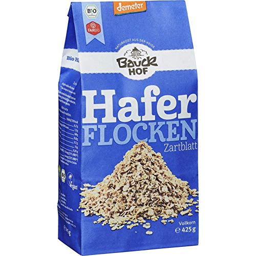 Bauckhof Bio Bauck Demeter - Copos de avena (6 x 425 g)