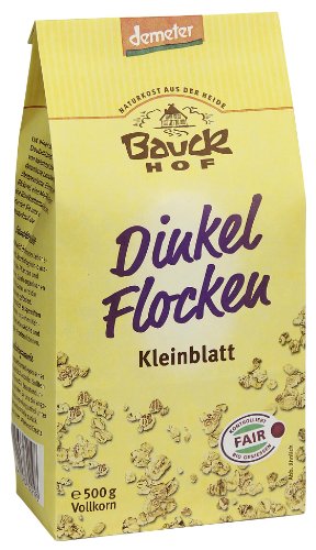 Bauckhof Bio Bauck Demeter - Copos de espelta (2 x 500 g)