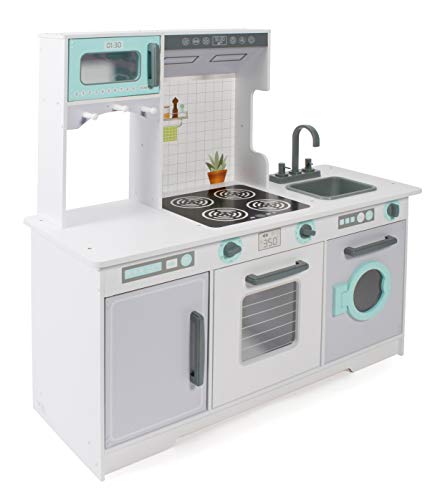 Bayer Chic 2000 307 35 - Cocina de Juguete, Color Blanco y Verde Menta