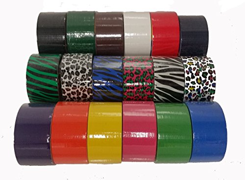 Bazic variété Lot d'impression et de solides Couleurs (Brights et couleurs) Régulièrement tous usages Duct Tape, 7.53448E+11