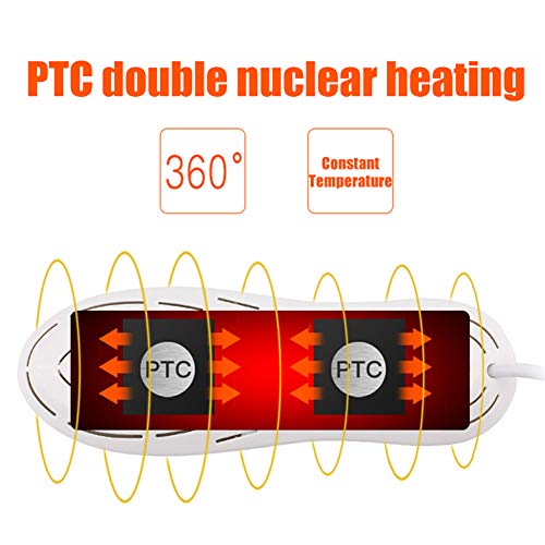 BCXGS Secador de Calzado, Calentador de Zapatos, Temporizador Inteligente de Zapatos secador, secador de Botas Dispositivo Plástico