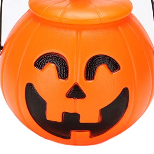 Beaums Trick or Treat Halloween Festival Gift Jar, Festival Pumpkin Shaped Candy Toy Holder Gift Jar Cubos con Tapa