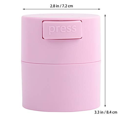 Beaupretty Tarro de Pegamento de Pestañas Contenedor de Extensión de Pestañas Sellado Estuche de Maquillaje Tanque de Almacenamiento Cosmético para Mujeres Niñas Esmalte de Uñas