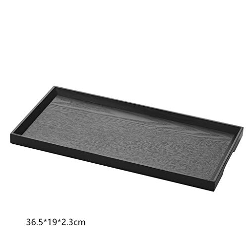 Beautiful home - tray Bandeja de Servir de Madera Bandeja de Cena Rectangular con Barra de Catering (Size : 36 * 5 * 19cm)