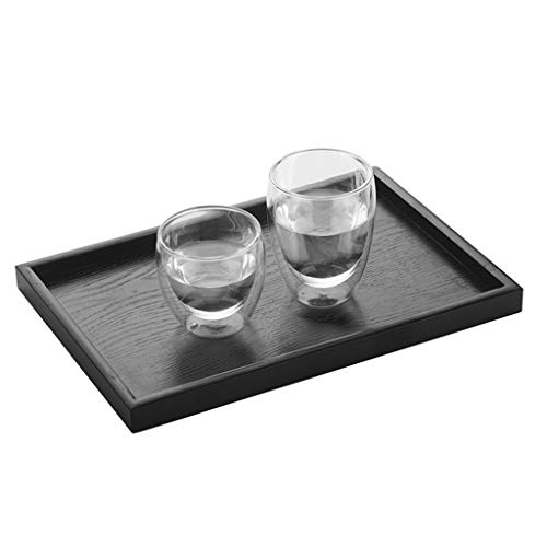 Beautiful home - tray Bandeja de Servir de Madera Bandeja de Cena Rectangular con Barra de Catering (Size : 36 * 5 * 19cm)