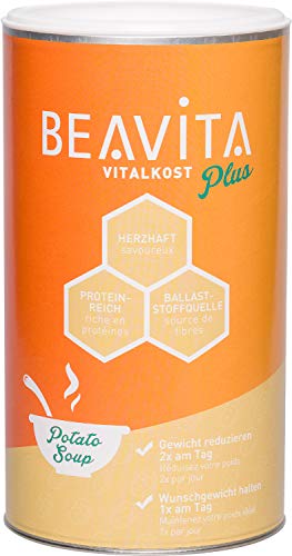 BEAVITA Vitalkost Plus - Sopa de patata para adelgazar fácilmente – 500g (10 porciones) – Sopa sustitutiva con solo 205 calorías – Ideal para perder peso - Con vitaminas, nutrientes y proteína