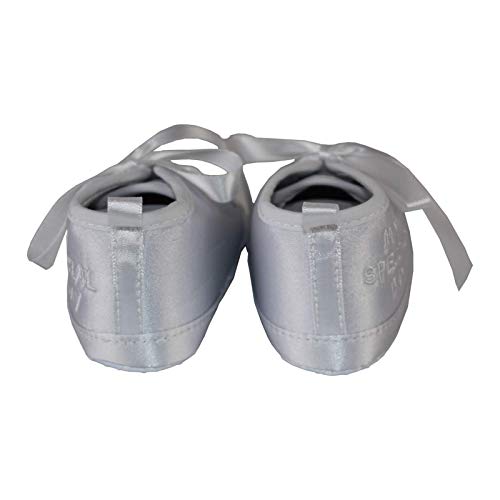 Bebé Niños bautizo zapatos blanco – Mi día especial – 1 par blanco blanco Talla:0-6 meses