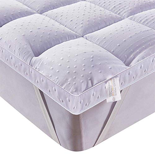 Bedecor® Colchoncillos，Colchón Topper de Microfibra,Antialérgico,Suave-(160x190/200 cm)