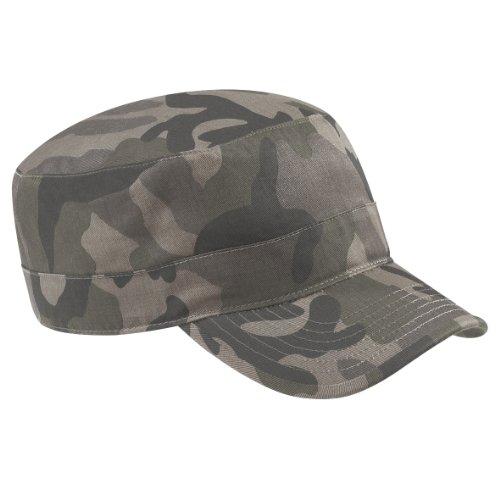 Beechfield - Gorra/Visera Modelo camufalje armada - Caza/Pesca (Talla Única/Camuflaje campo)