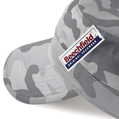 Beechfield - Gorra/Visera Modelo camufalje armada - Caza/Pesca (Talla Única/Camuflaje campo)