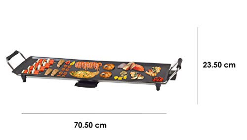 BEEPER 90.386 Teppanyaki Beper 90.386-Plancha, metal, Negro