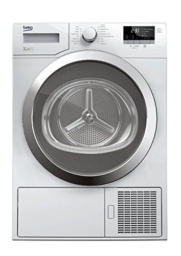 Beko DH7533RX0 Independiente Carga frontal 7kg A+++ Blanco - Secadora (Independiente, Carga frontal, Bomba de calor, Blanco, Botones, Giratorio, Acero inoxidable)