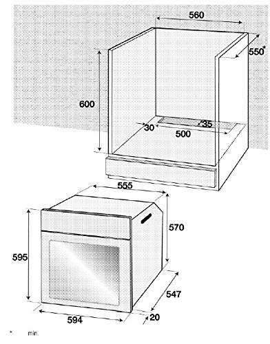 Beko Horno BIE22300X MULTIFUNCION INOX A, 2400 W, 71 litros, Metal, Acero inoxidable