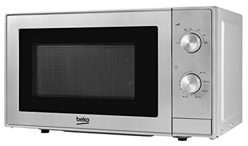 Beko MOC 20100 S Encimera 20 L Plata - Microondas (Encimera, 20 L, Giratorio, Plata, 24,5 cm, 700 W)