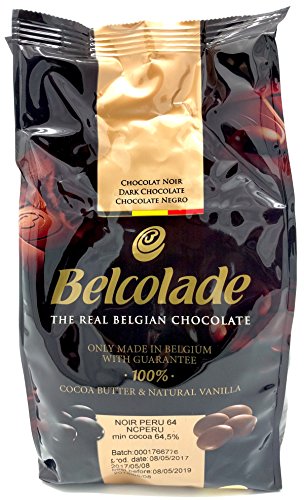 Belcolade 64% Peru pepitas de Chocolate Negro 1kg