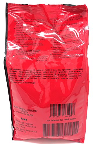 Belcolade 96% Noir Absolu Ebony - Masa de Cacao 1kg