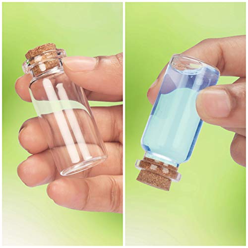 BELLE VOUS Mini Botellas de Vidrio con Tapón de Corcho (36 Piezas) - 20ml Tarro Vintage Transparente para Mensaje Deseo, Almacenar Accesorios Pequeños, Decor Boda Hogar y Fiesta, Micro Arte