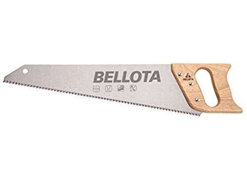 Bellota 4551-19 SERRUCHO CARPINTERO DENTADO JAPONÉS CON MANGO MADERA DE 475MM, 475 mm