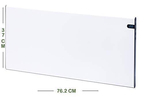 Bendex LUX ECO 1810101 BPE10KDT - Calefactor de pared (1000 W, 230 V), color blanco